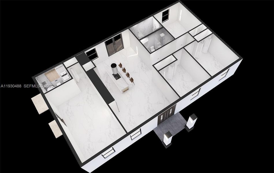 2D floor plan layout of this home in , Lehigh Acres, FL (Image 4).