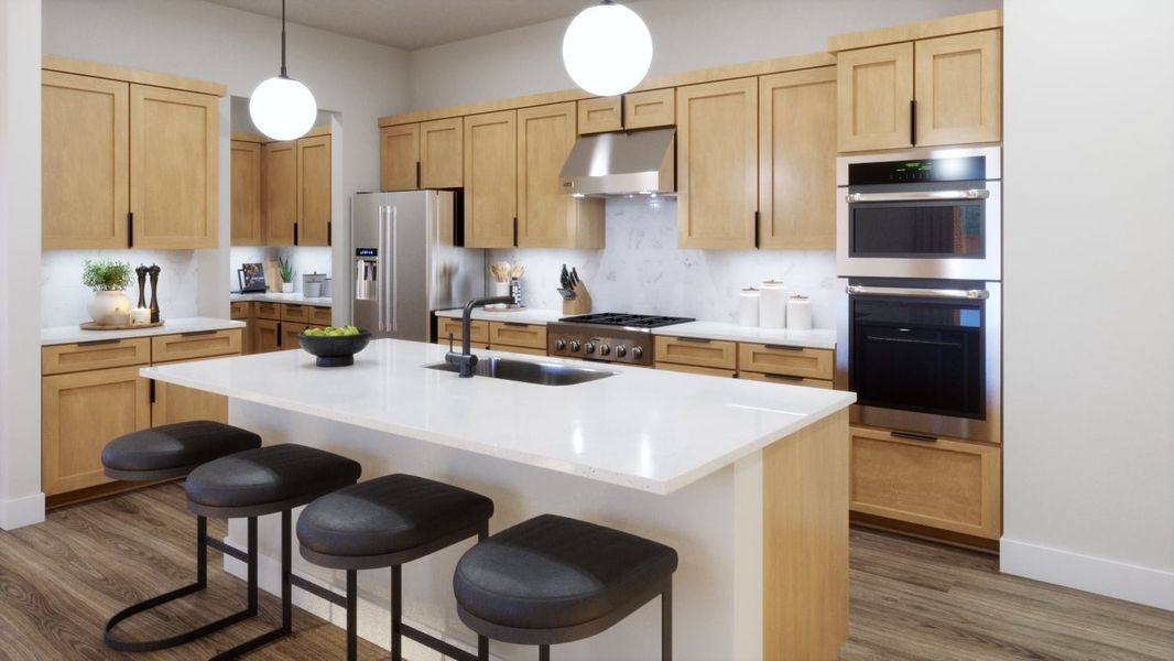 Representative furnished interior of a home built from the 4061 by Risewell Homes in Freedom at Anthem, Kyle (Image 7).