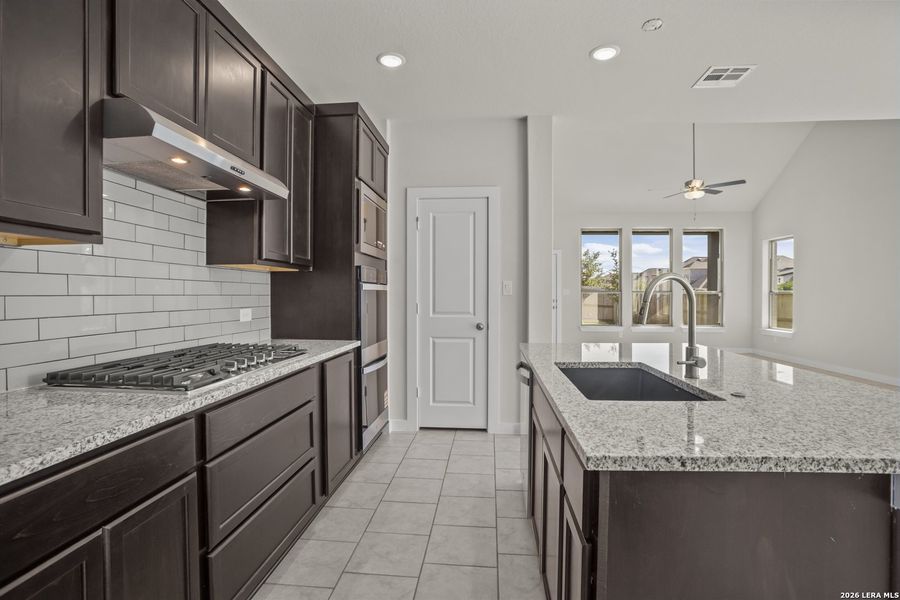 Furnished interior view inside a new home in Stillwater Ranch, San Antonio (Image 6).
