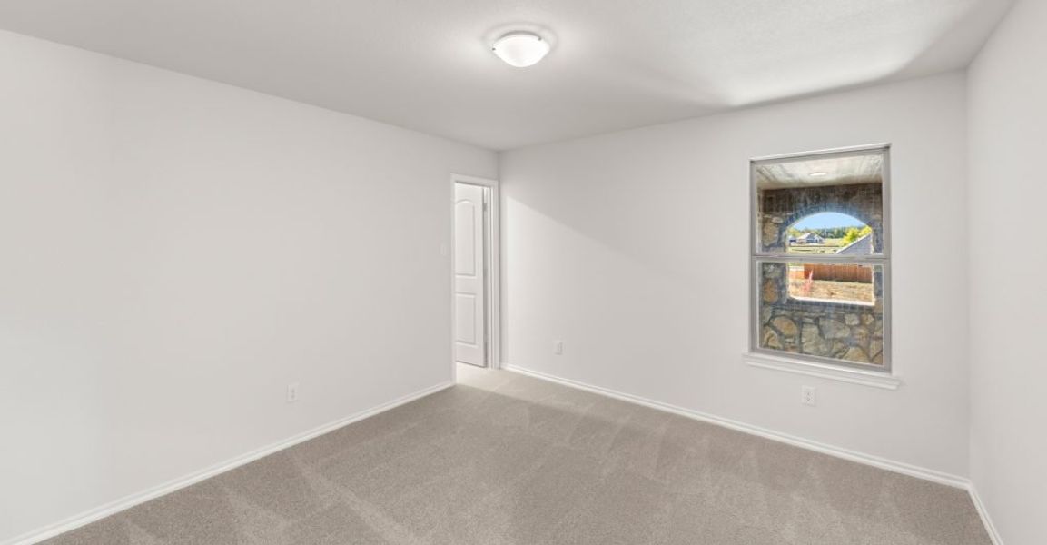 Representative exterior photo of a completed home built from the Raleigh by Impression Homes in Keeneland, Aubrey, TX (Image 21). Representative exterior photo of a completed home built from the Raleigh by Impression Homes in Keeneland, Aubrey, TX (Image 21).