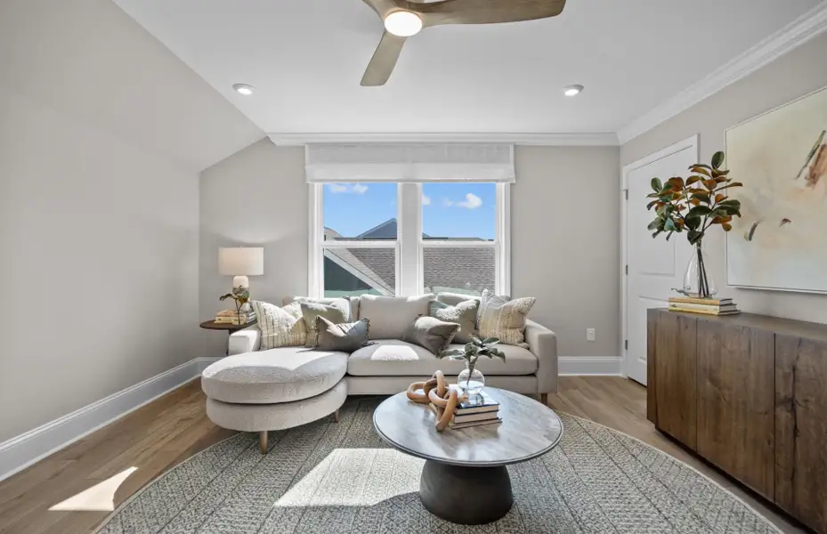Furnished interior view inside a new home in Del Webb Wilmington at Mallory Creek, Leland (Image 11).