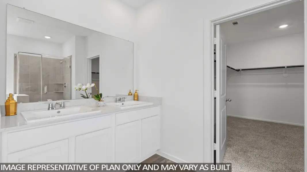 Furnished interior view inside a new home in Sunterra Lakes, Brookshire (Image 27).