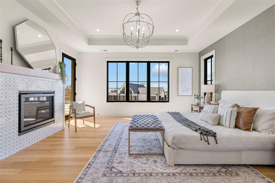 Furnished interior view inside a new home in , Greenwood Village (Image 2). Furnished interior view inside a new home in , Greenwood Village (Image 2).