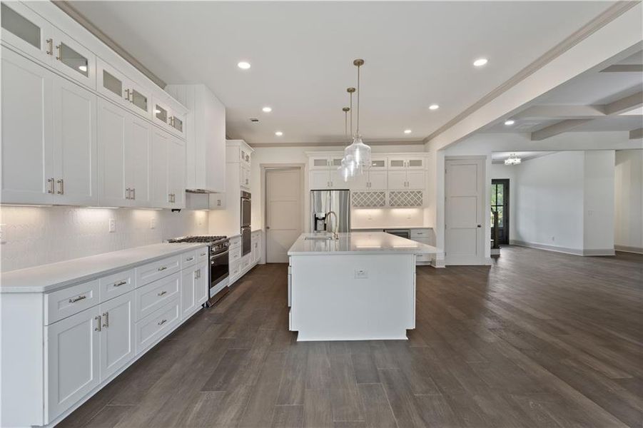 Furnished interior view inside a new home in , Dacula (Image 13).