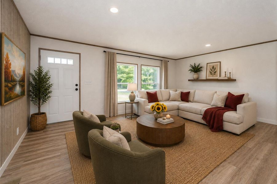 Furnished interior view inside a new home in , Cottageville (Image 49).