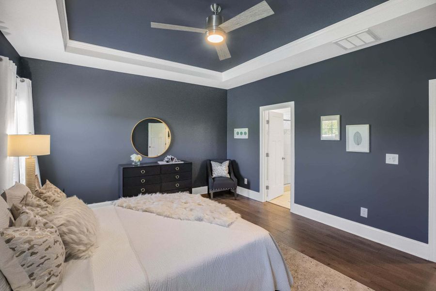 Representative furnished interior of a home built from the Carver by Caviness & Cates Communities in Maggie Way, Wendell (Image 74).