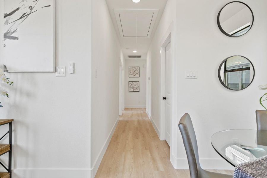 Furnished interior view inside a new home in , Beasley (Image 8).