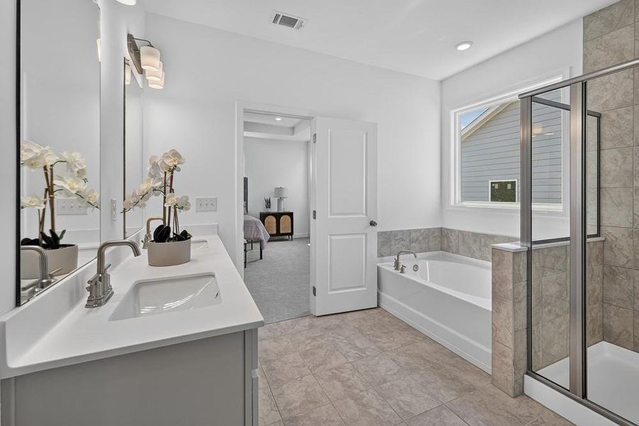 Furnished interior view inside a new home in Bennett Farm, Loganville (Image 19).