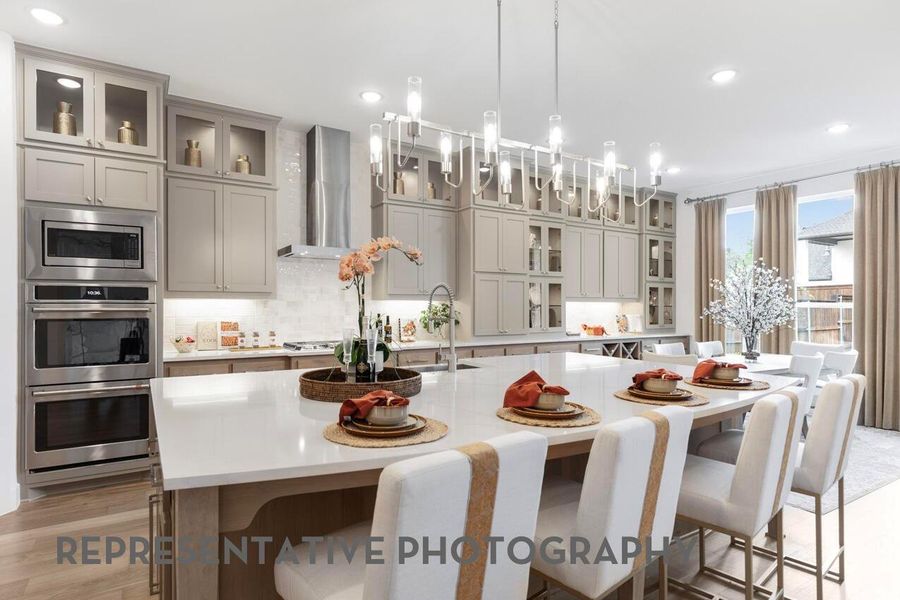 Furnished interior view inside a new home in Cross Creek West, Fulshear (Image 13).