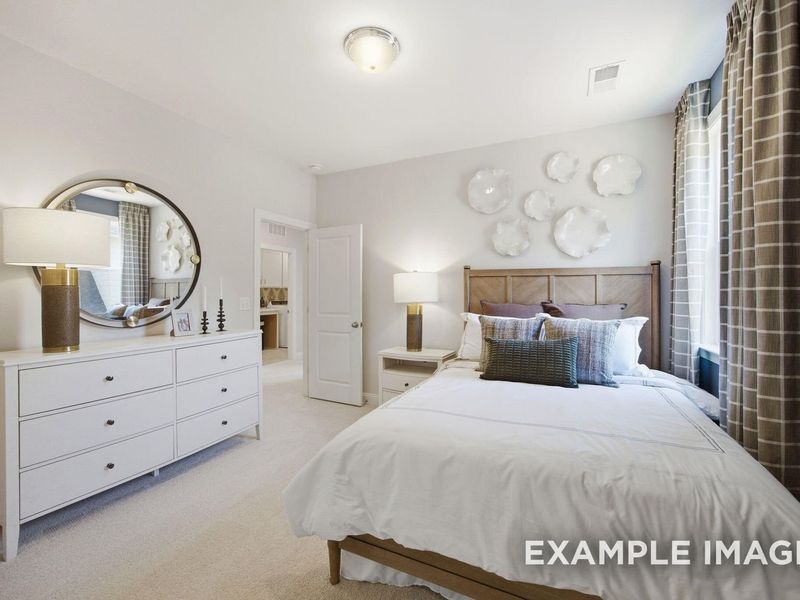 Furnished interior view inside a new home in Addison West, Holly Springs (Image 11).