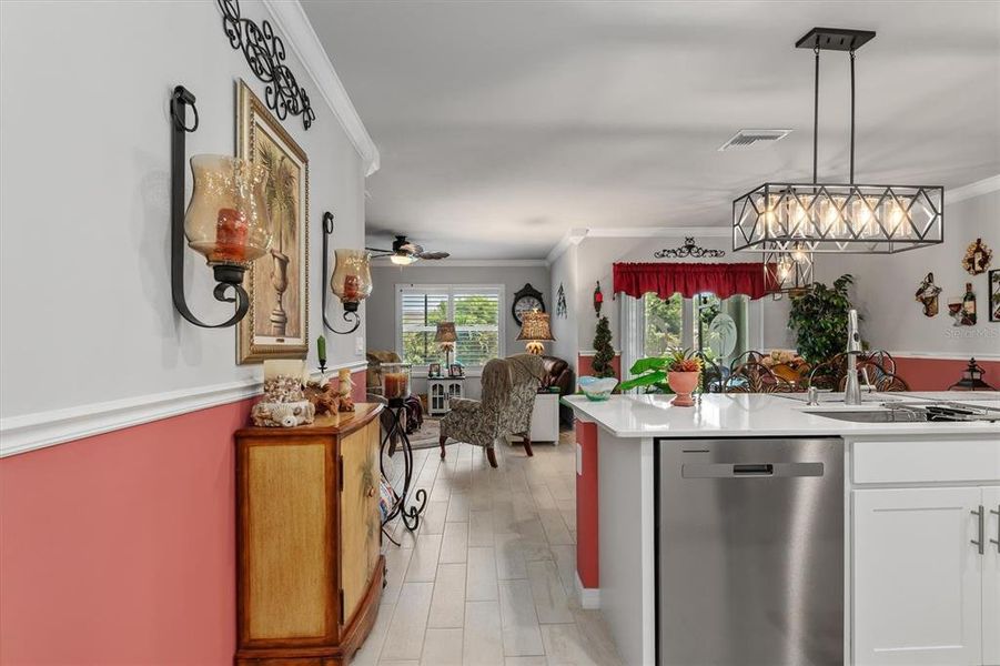 Furnished interior view inside a new home in Burnt Store Village, Punta Gorda (Image 6).