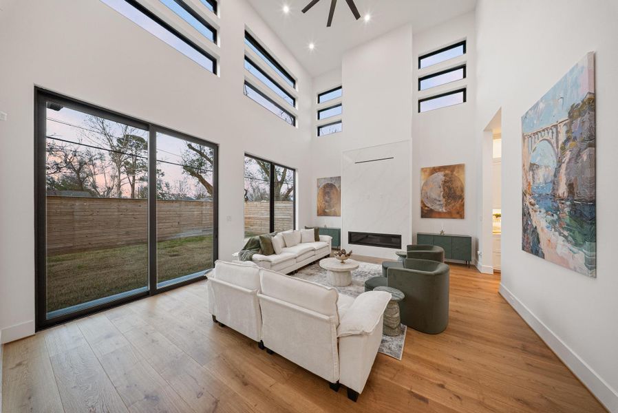 Furnished interior view inside a new home in , Houston (Image 23).