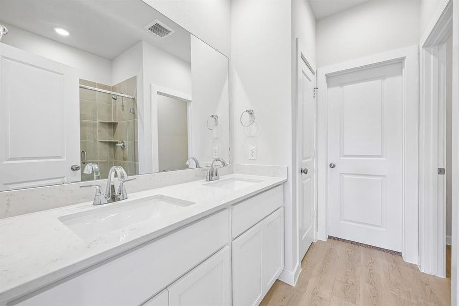 Furnished interior view inside a new home in Overland Grove, Forney (Image 11).
