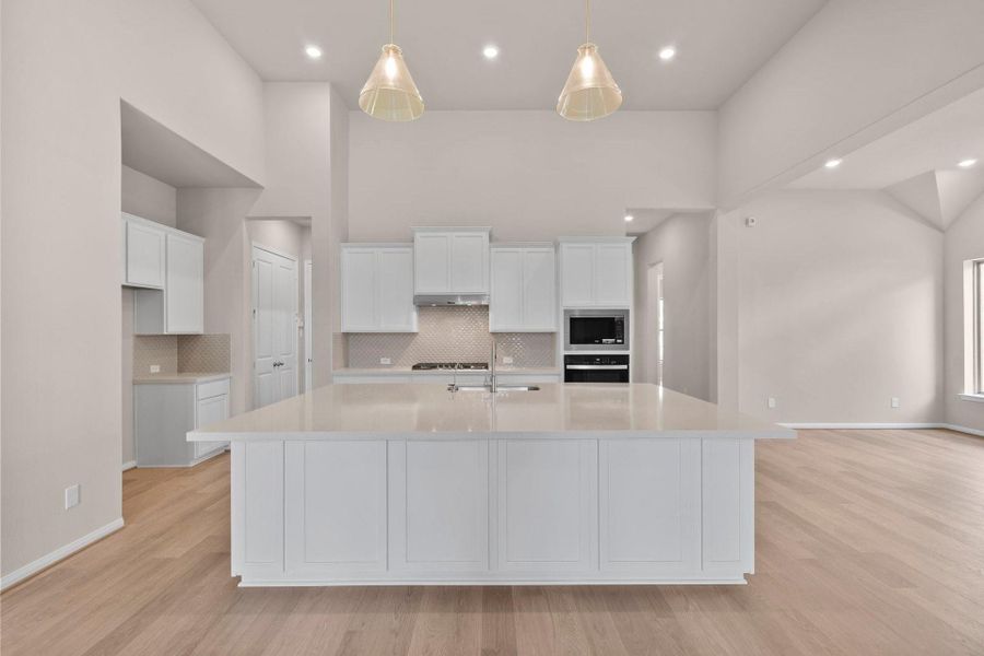 Furnished interior view inside a new home in The Highlands, Porter (Image 10).