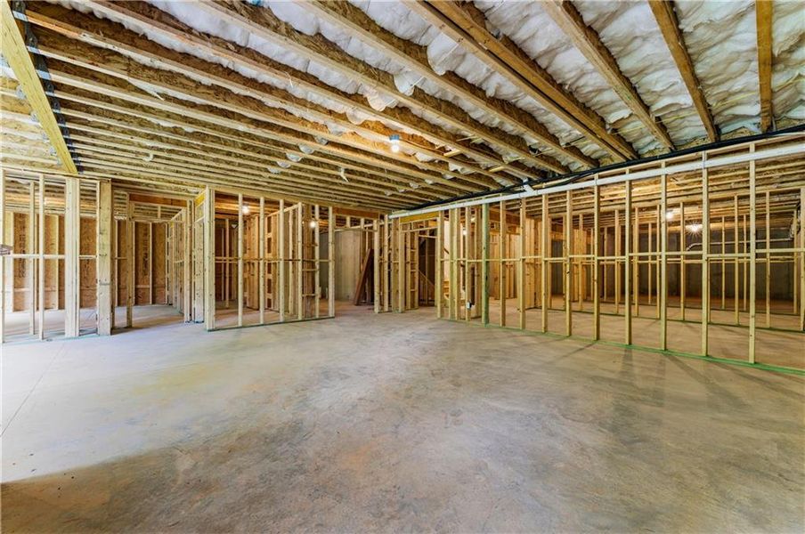 In-progress construction of a new home in , Cumming, GA (Image 34).