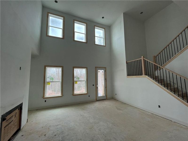 In-progress construction of a new home in East Harbor II at Chestatee, Dawsonville, GA (Image 60).