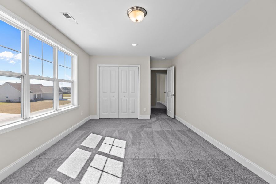 Representative unfurnished interior of a home built from the Turner by Bill Clark Homes in Davenport Farms, Winterville (Image 34). Representative unfurnished interior of a home built from the Turner by Bill Clark Homes in Davenport Farms, Winterville (Image 34).