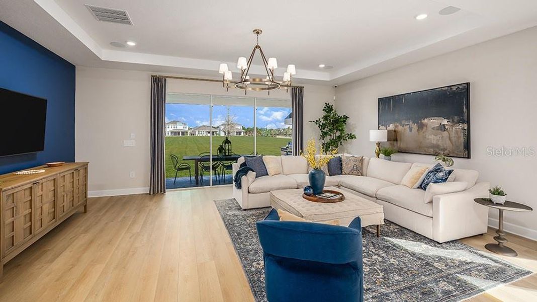 Furnished interior view inside a new home in Skye Ranch Community Group Page, Sarasota (Image 4).