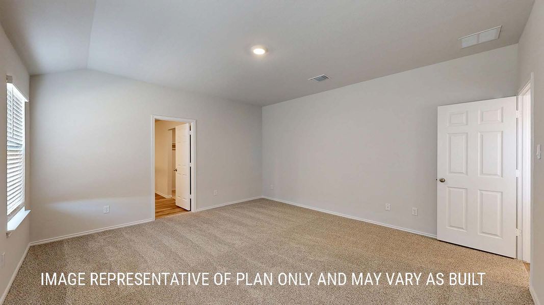 Representative unfurnished interior of a home built from the Seabrook by D.R. Horton in The Villages at Schwertner Ranch, Jarrell (Image 13). Representative unfurnished interior of a home built from the Seabrook by D.R. Horton in The Villages at Schwertner Ranch, Jarrell (Image 13).