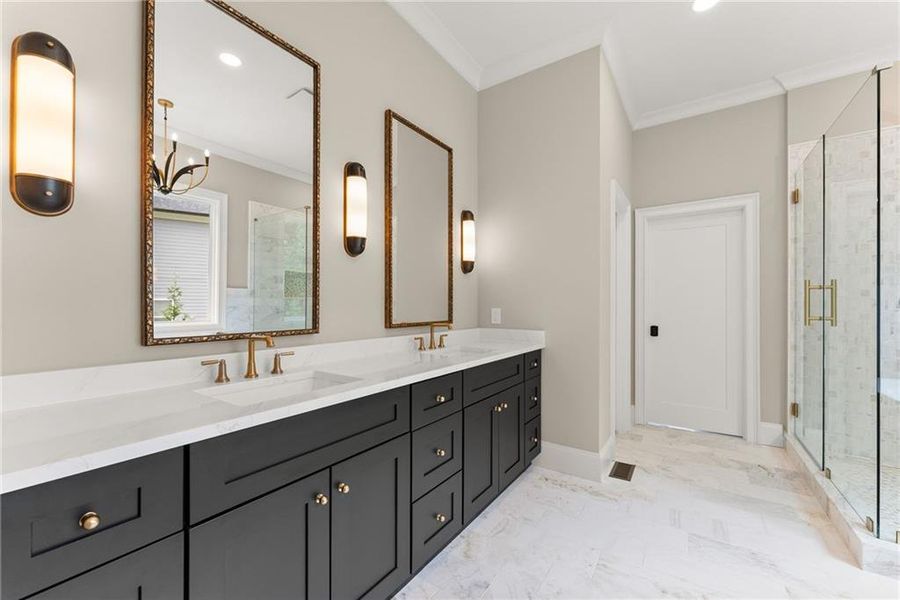 Furnished interior view inside a new home in , Gainesville (Image 32).