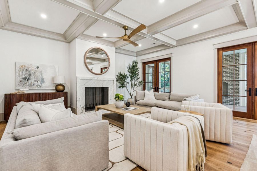 Furnished interior view inside a new home in , Mount Pleasant (Image 44).