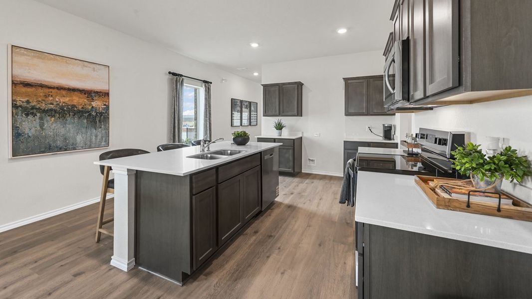 Furnished interior view inside a new home in Wildcat Ranch, Crandall (Image 10).