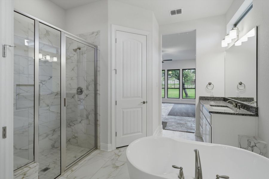 Furnished interior view inside a new home in Johnson Ranch, Bulverde (Image 11). Furnished interior view inside a new home in Johnson Ranch, Bulverde (Image 11).