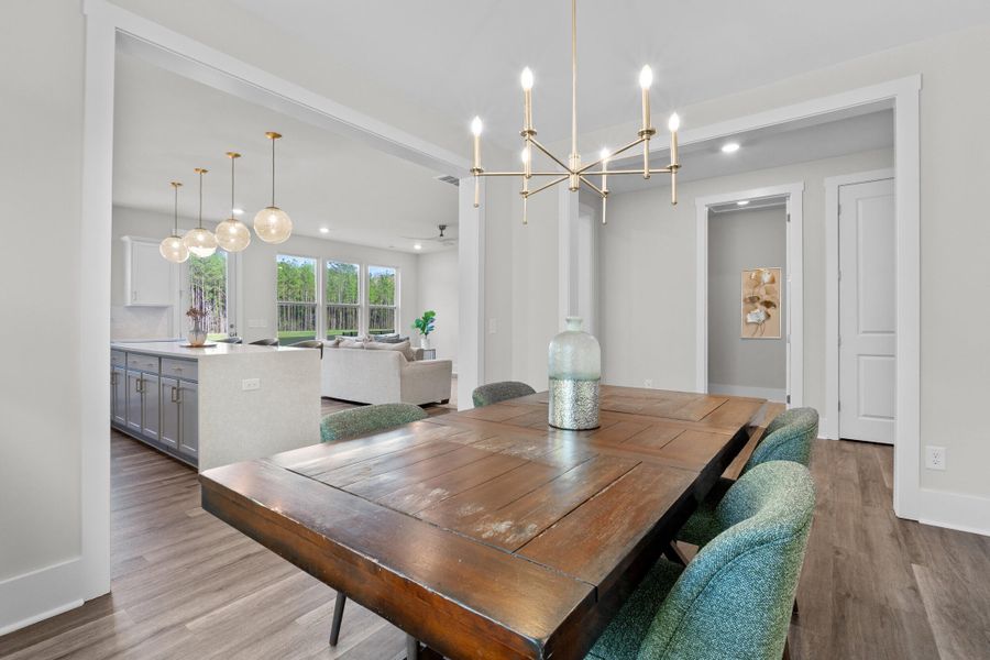 Furnished interior view inside a new home in , Ravenel (Image 18).
