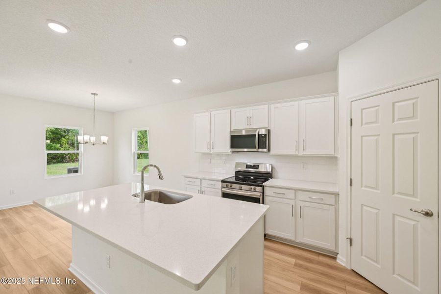 Furnished interior view inside a new home in Panther Creek, Jacksonville (Image 8). Furnished interior view inside a new home in Panther Creek, Jacksonville (Image 8).