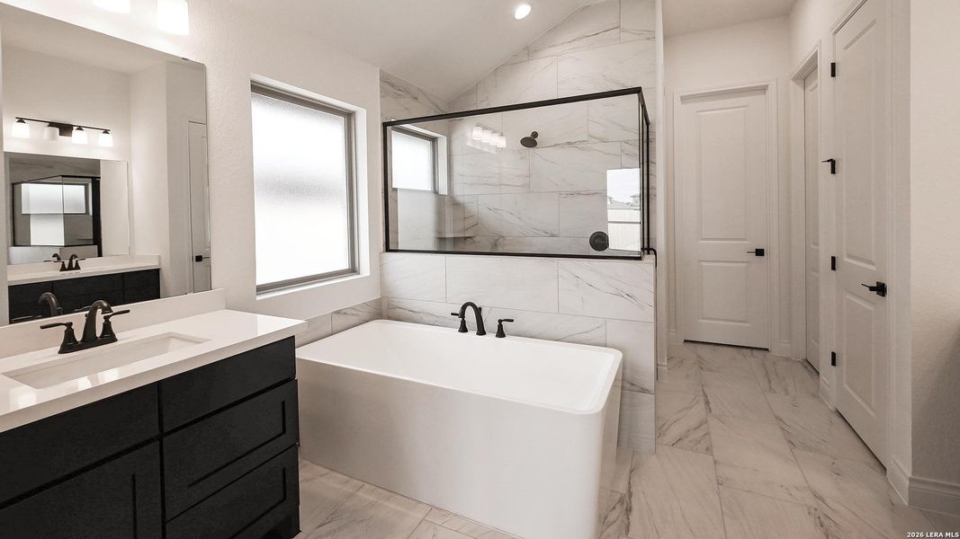Furnished interior view inside a new home in Legacy at Lake Dunlap, New Braunfels (Image 9).