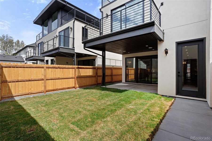 Exterior details and patio area of a home in , Denver (Image 28).