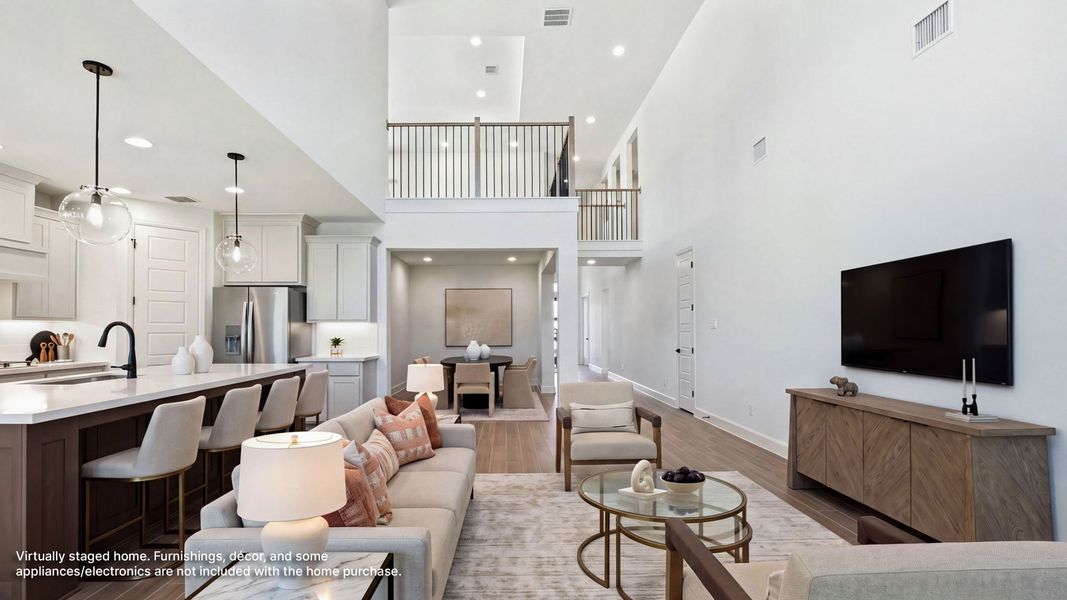 Furnished interior view inside a new home in Eliana, McKinney (Image 7).