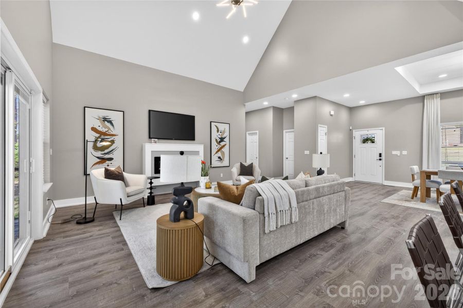 Furnished interior view inside a new home in , Bessemer City (Image 6).