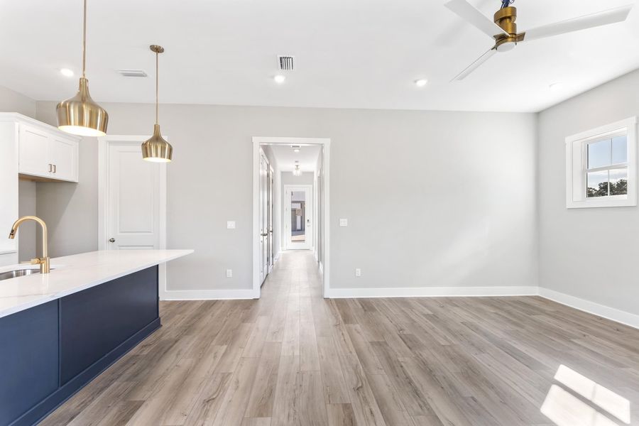 Representative unfurnished interior of a home built from the Pearl by Brock Built in Nautilus Pointe, Inlet Beach (Image 36).