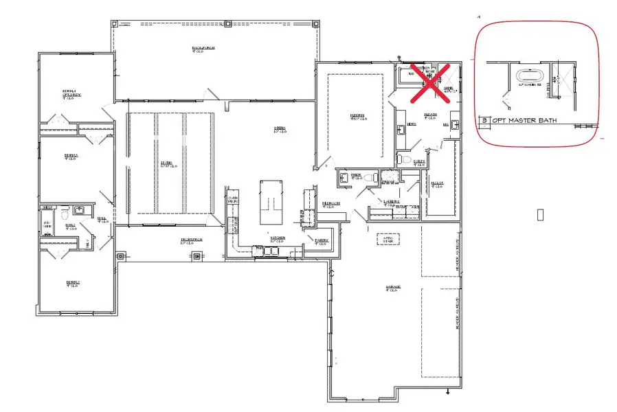 2D floor plan layout for the Seguin by Steve Klein Custom Builder in Escalera Ranch 1833, Victoria, TX (Image 4). 2D floor plan layout for the Seguin by Steve Klein Custom Builder in Escalera Ranch 1833, Victoria, TX (Image 4).