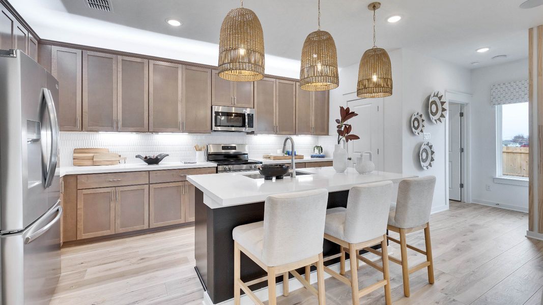 Representative furnished interior of a home built from the Meyerson by DRB Homes in Spring Creek, Taylor (Image 16).