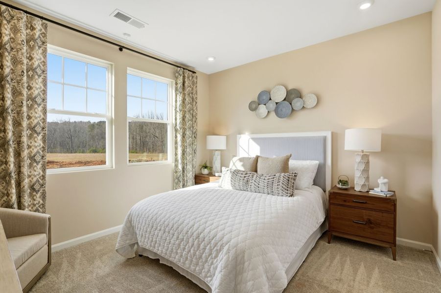 Sequoia Model downstairs guest bedroom