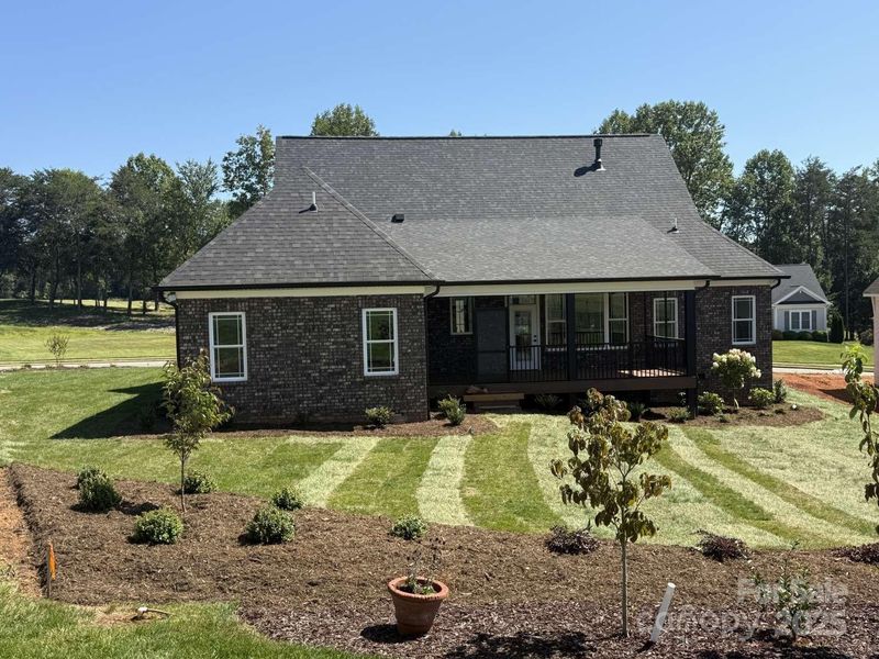 Front exterior of a new home in , Conover, NC, highlighting curb appeal (Image 21).