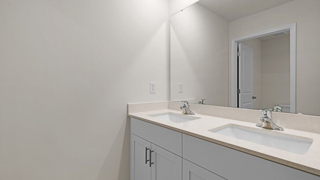 Close-up of interior finishes inside a home in The Reserve at Prestleigh, Wake Forest (Image 8).