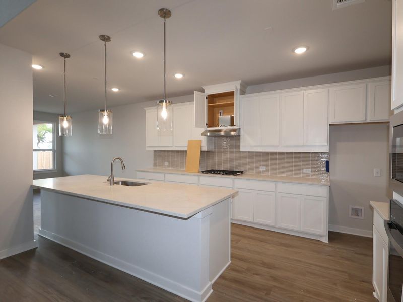 Furnished interior view inside a new home in Edgewood, Leander (Image 5). Furnished interior view inside a new home in Edgewood, Leander (Image 5).