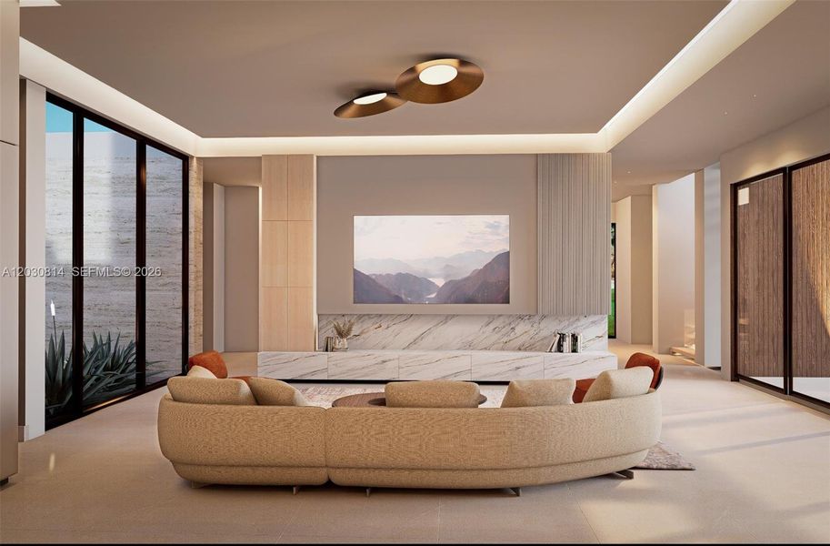 Furnished interior view inside a new home in , Pinecrest (Image 5). Furnished interior view inside a new home in , Pinecrest (Image 5).