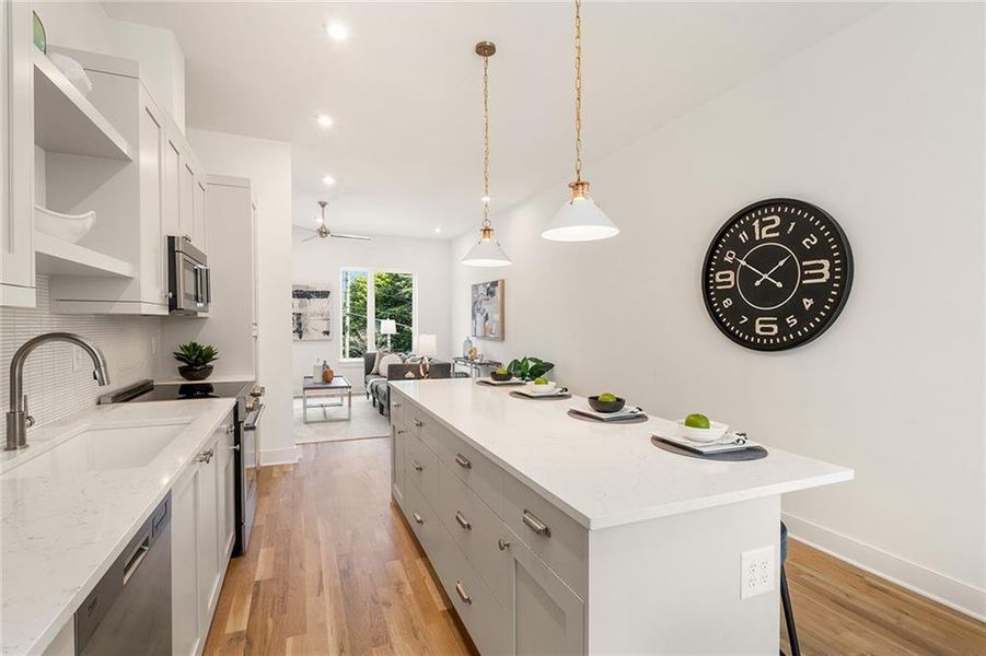 Furnished interior view inside a new home in Madison Park South, Atlanta (Image 17).