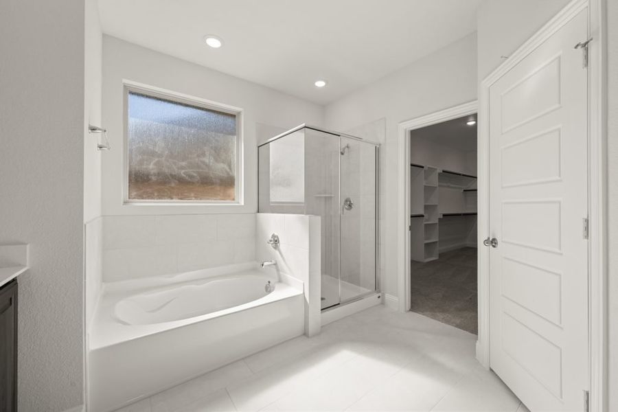 Representative exterior photo of a completed home built from the Radcliffe by Impression Homes in Timberbrook, Justin, TX (Image 16).