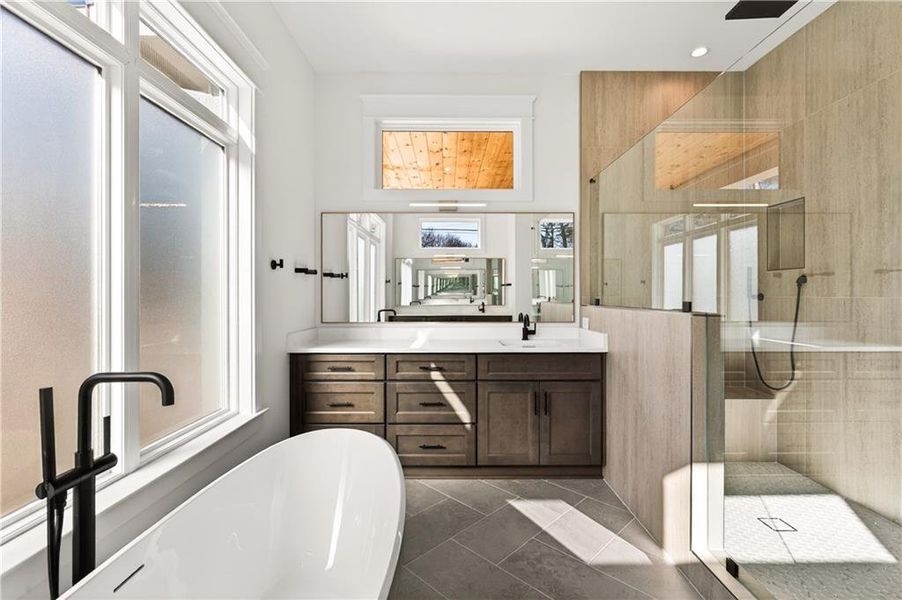 Furnished interior view inside a new home in , Clarkston (Image 10).