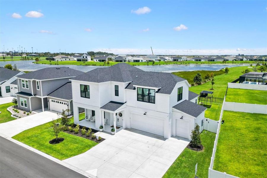 Front exterior of a new home in , Okahumpka, FL, highlighting curb appeal (Image 23).