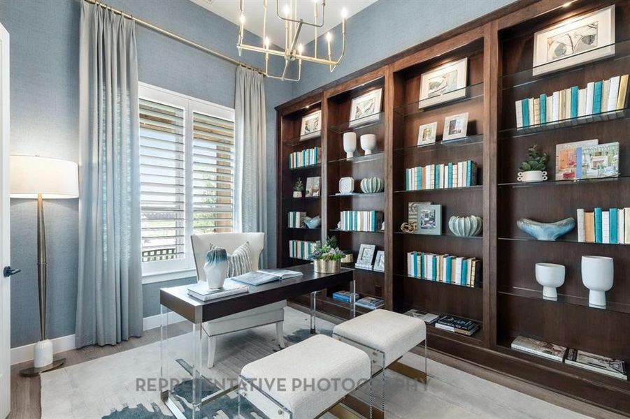 Furnished interior view inside a new home in The Parks at Wilson Creek, Celina (Image 27).
