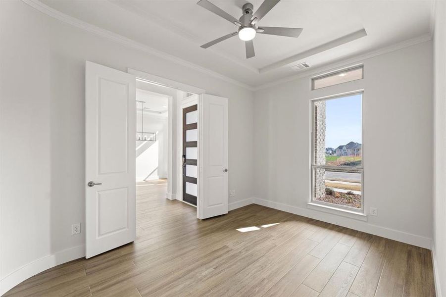 Spacious, unfurnished interior of a new home in Wellspring Estates, Celina (Image 26). Spacious, unfurnished interior of a new home in Wellspring Estates, Celina (Image 26).