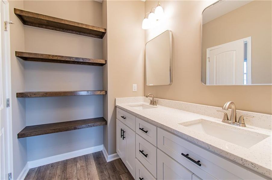 Furnished interior view inside a new home in , Fairmount (Image 10).