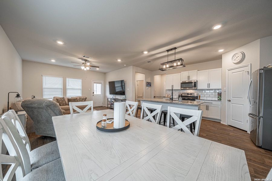 Furnished interior view inside a new home in Preserve at Medina, Von Ormy (Image 5).