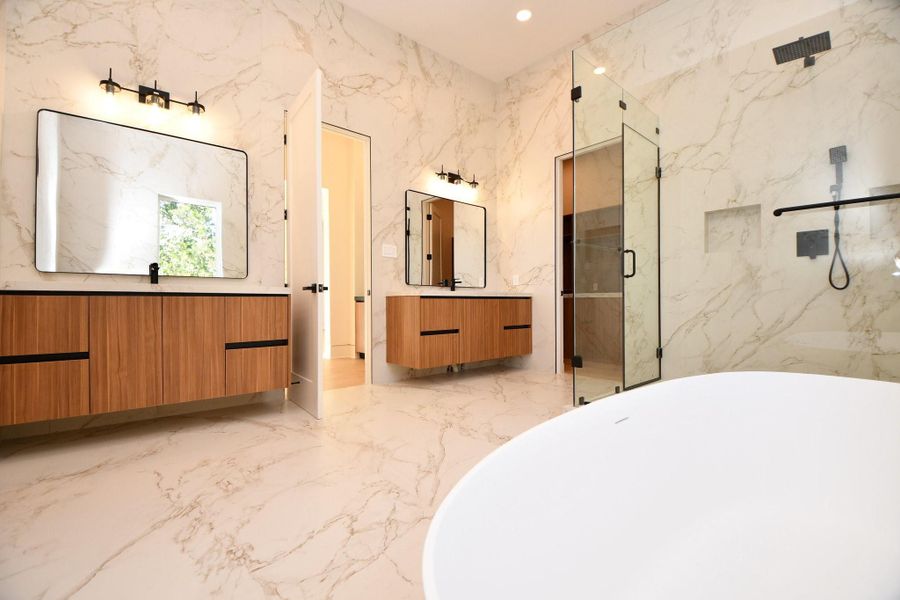 Furnished interior view inside a new home in , Houston (Image 8).